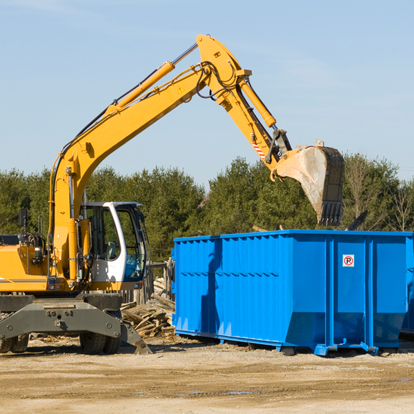 what are the rental fees for a residential dumpster in Negreet